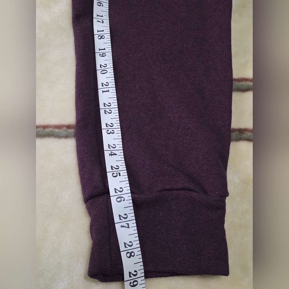 American Eagle Fleece Dark Plum Jogger Pants Mens  Active Loungewear Sz Large - Picture 16 of 16
